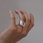 Bornholm Signature Ring, 925S Sterling silver plated