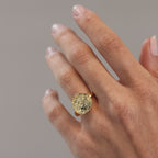 Bornholm Round Ring, 18K Goldplated