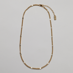 Fingerprint Chain, 18K Goldplated,  40 / 45 cm + 5 cm extender