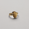 Fingerprint Ring, 18K Goldplated