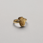 Fingerprint Ring, 18K Goldplated