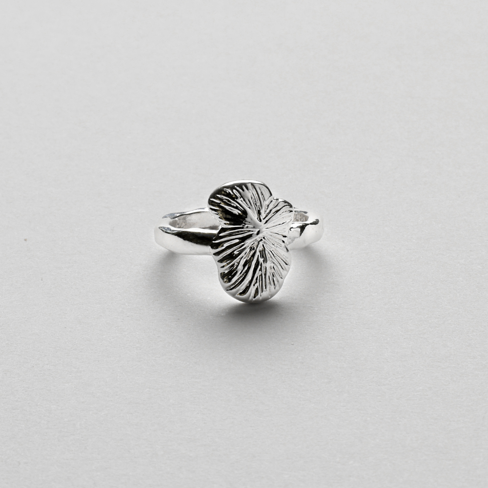 Fingerprint Ring, 925S Sterling silver plated