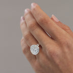 Bornholm Round Ring, 925S Sterling silver plated